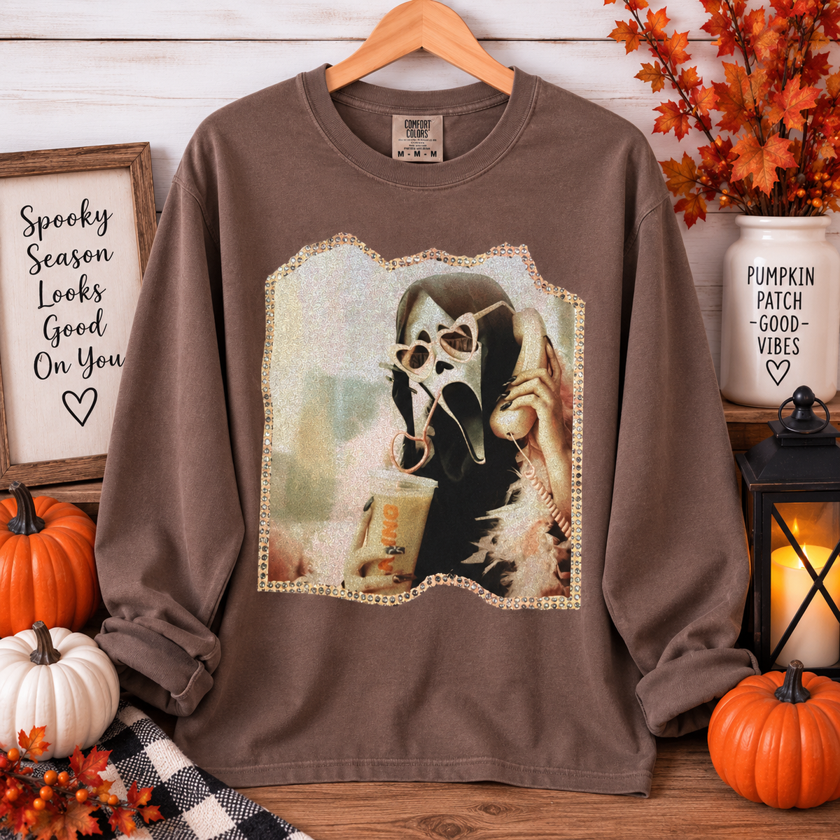 Glam Scream Brown Long Sleeve – Ready to Ship