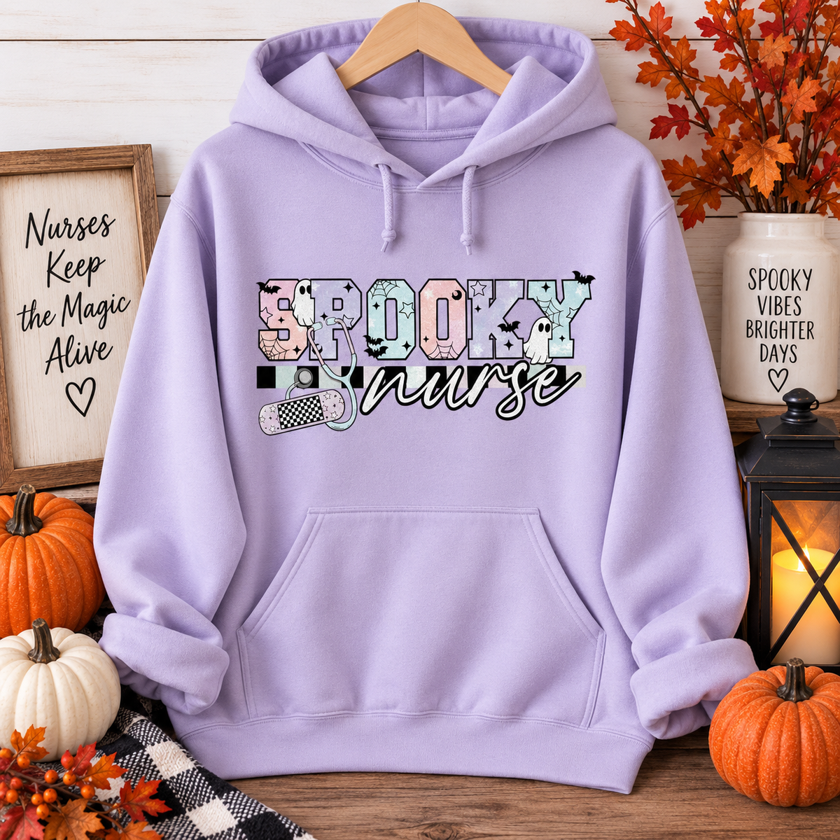 Spooky Nurse Hoodie – Ready to Ship