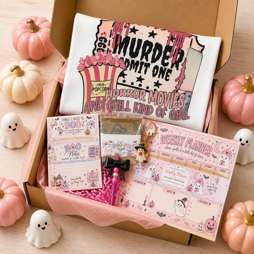Halloween Horror Movie Night Curated Gift Box – Ready to Ship
