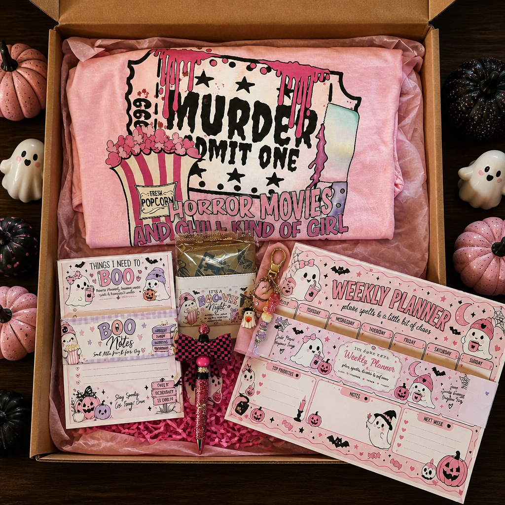 Halloween Horror Movie Night Curated Gift Box – Ready to Ship